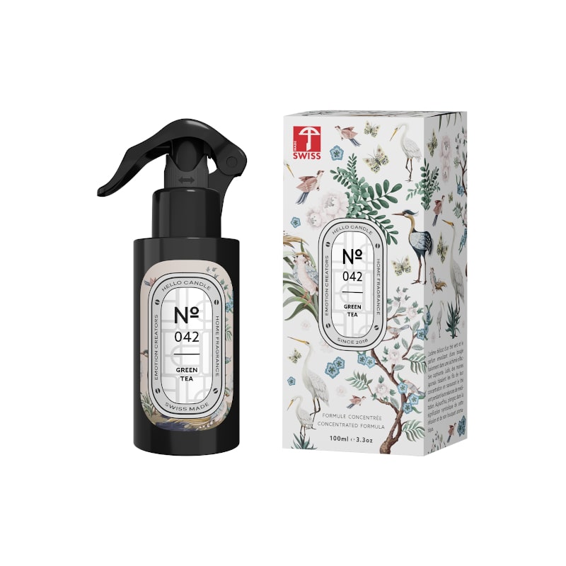 Spray d’ambiance - Green Tea - N°042 - Hello Candle - Boutique Meli Melo