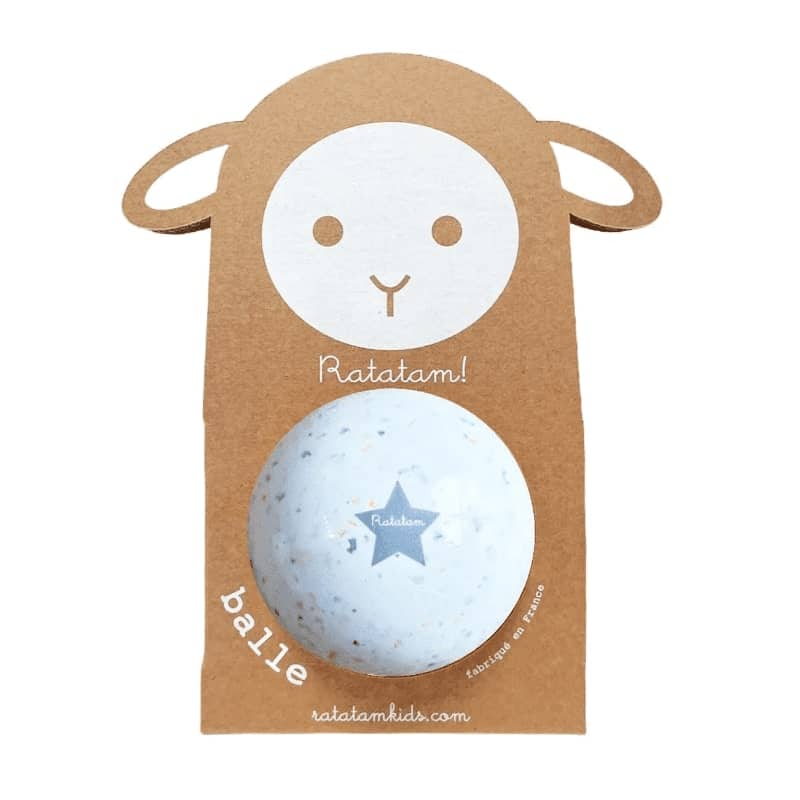 Ballon mouton - Confetti - Gris - 10cm - Ratatam - Boutique Meli Melo