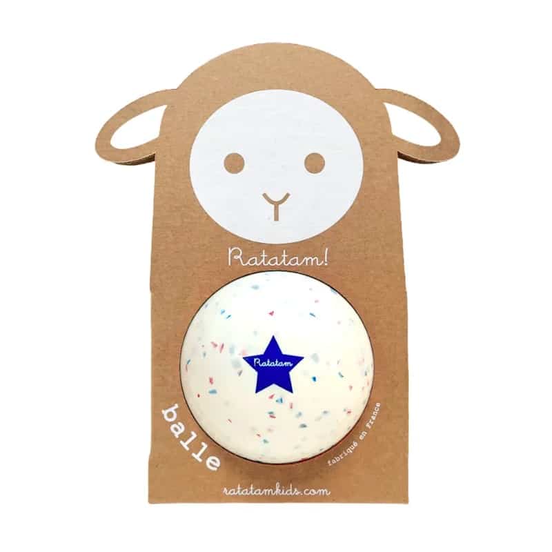 Ballon mouton - Confetti - Bleu - 10cm - Ratatam - Boutique Meli Melo