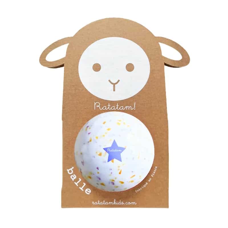 Ballon mouton - Confetti - Violet - 10cm - Ratatam - Boutique Meli Melo