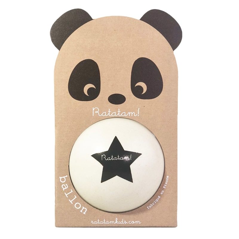 Ballon - Panda - Blanc - 22cm - Ratatam - Boutique Meli Melo