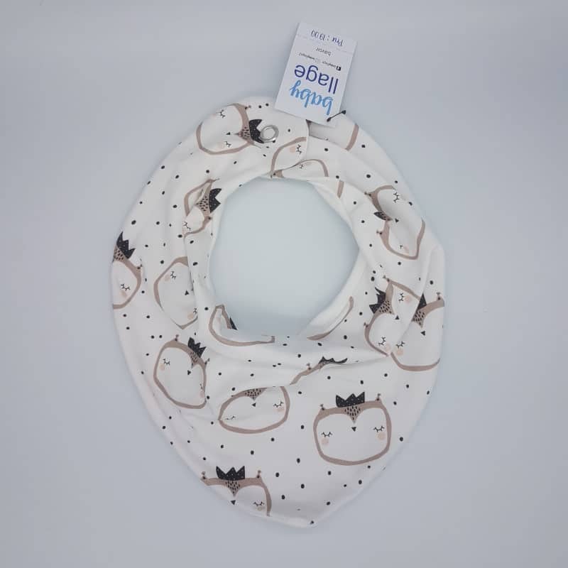 Bavoir - Chouette - Babyllage - Boutique Meli Melo