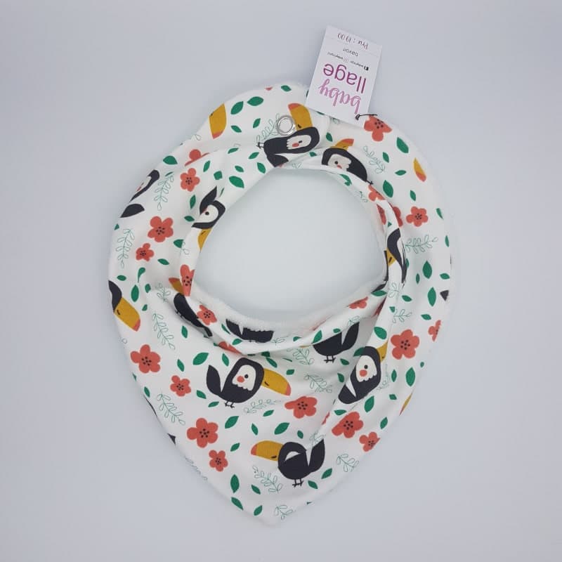 Bavoir - Toucan - Babyllage - Boutique Meli Melo