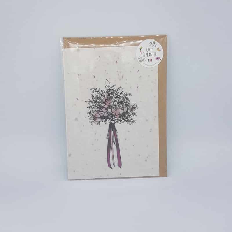 Carte à planter - Bouquet de fleurs - Les cartes de Lulu - Boutique Meli Melo