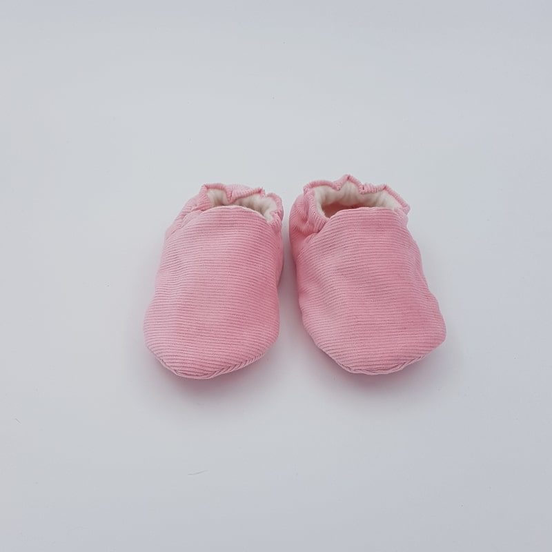 Chaussons | 6-9 M | Rose | Créations Baby | Boutique Meli Melo