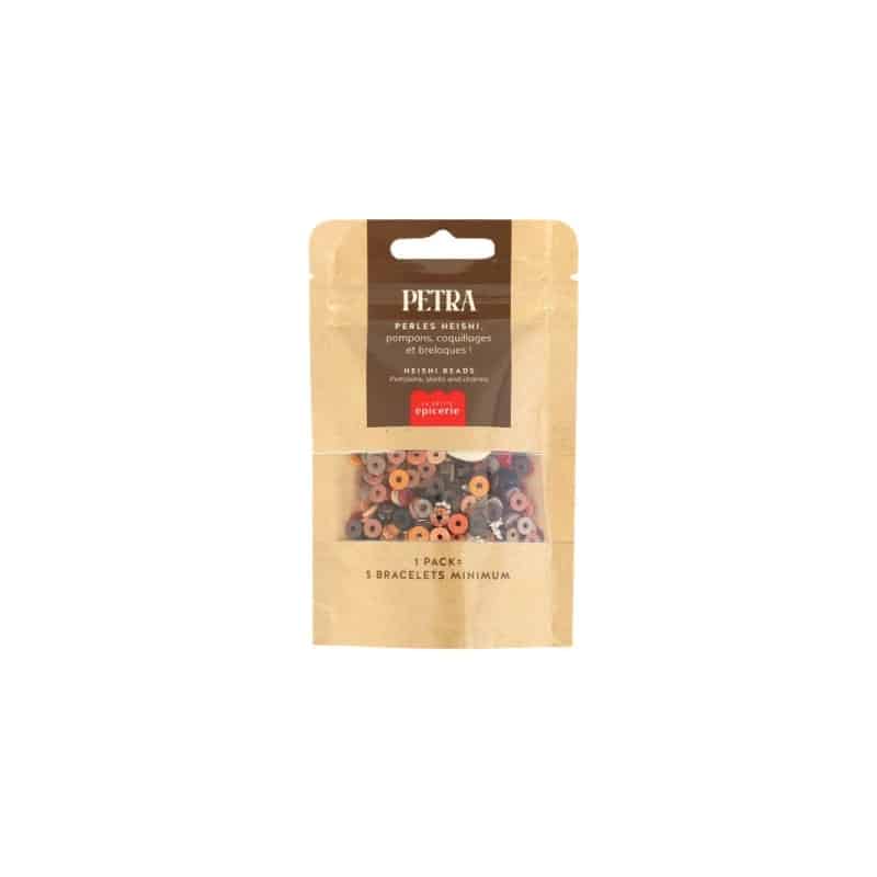 Mélange de perles heishi et de breloques - Petra - La petite épicerie - Boutique Meli Melo