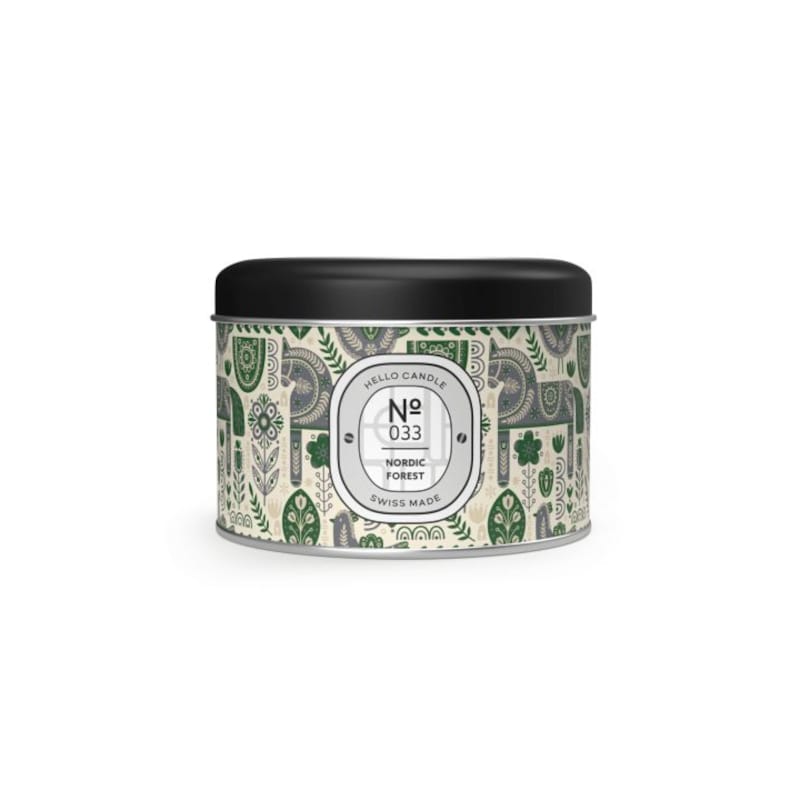 Bougie - Nordic Forest - N°033 - 180ml - Hello Candle - Boutique Meli Melo