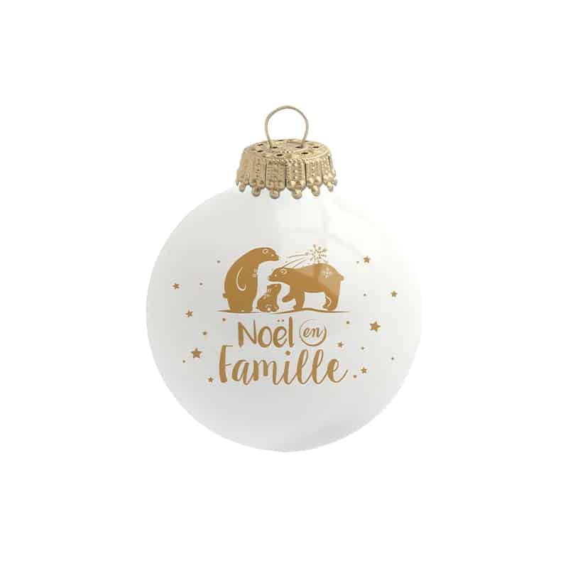 Boule de Noël - Noël en famille - BaubleS - Boutique Meli Melo