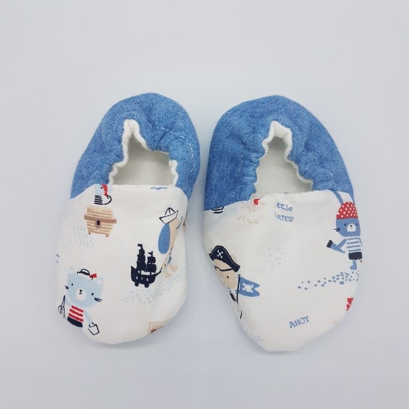 Chaussons | 0-3 M | Pirates | Créations Baby | Meli Melo