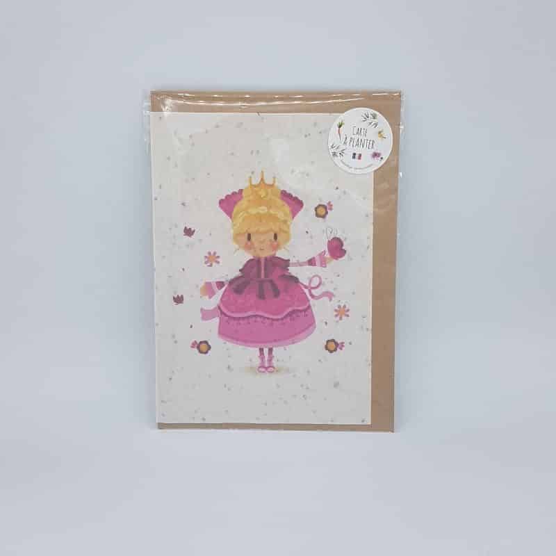 Carte à planter - Princesse - Les cartes de Lulu - Boutique Meli Melo